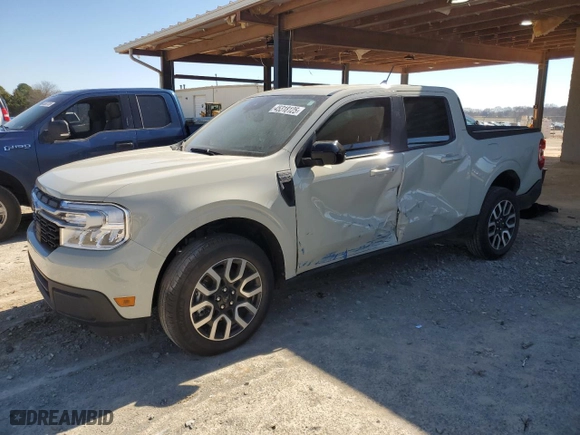 2024 Ford Maverick LARIAT with VIN 3FTTW8M34RRB42640, listed as a Copart auction lot 45318125 with 3596 miles and Salvage Title. Bid and sale history available at carsss.com. Image 1.