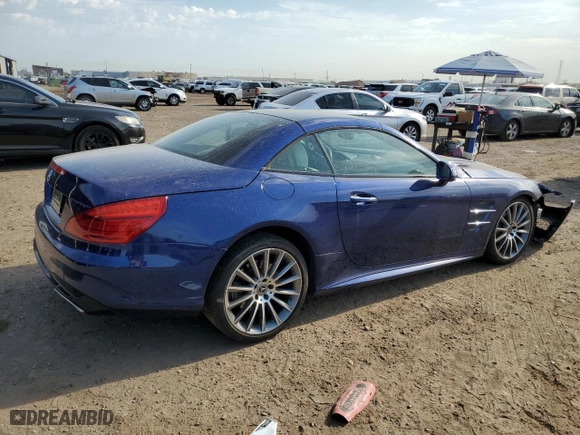 2019 Mercedes-Benz SL-Class SL 550 with VIN WDDJK7DA3KF058409, listed as a Copart auction lot 61551213 with 27,208 mi miles. Bid and sale history available at carsss.com. Image 3.