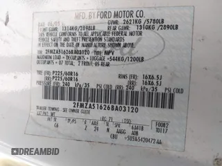 2006 Ford Freestar SE с VIN 2FMZA51626BA03120, выставлен на аукционе IAAI как лот 41951134 с пробегом 146 473 миль миль и . История ставок и продаж доступна на DreamBid. Изображение 9.
