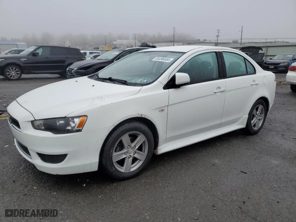 2013 Mitsubishi Lancer SE with VIN JA32V2FW5DU014734, listed as a Copart auction lot 84496464 with 112,750 mi miles and Salvage Title. Bid and sale history available at carsss.com. Image 1.