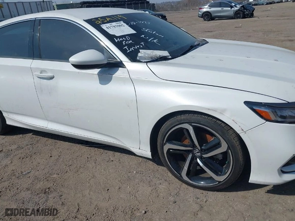 2019 Honda Accord Sedan Sport 1.5T with VIN 1HGCV1F39KA175674, listed as a IAAI auction lot 41783002 with 76,076 mi miles. Bid and sale history available at carsss.com. Image 6.