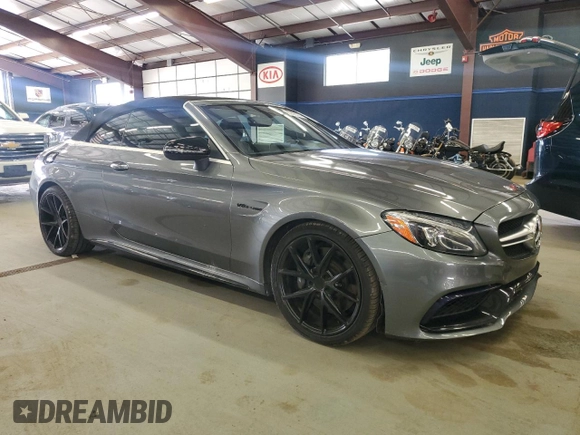 2017 Mercedes-Benz C 63 AMG with VIN WDDWK8GB7HF496746, listed as a Copart auction lot 62895725 with 82,590 mi miles and Clean title. Bid and sale history available at DreamBid. Image 4.