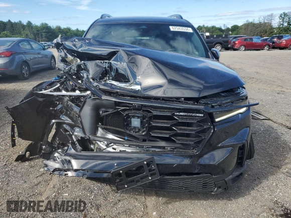 2025 Honda Pilot Black Edition with VIN 5FNYG1H98SB007175, listed as a Copart auction lot 62543534 with 1,974 mi miles and Salvage Title. Bid and sale history available at carsss.com. Image 5.
