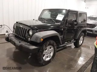 2015 Jeep Wrangler Sport with VIN 1C4AJWAG9FL585572, listed as a IAAI auction lot 41944288 with 96,572 mi miles. Bid and sale history available at carsss.com. Image 19.