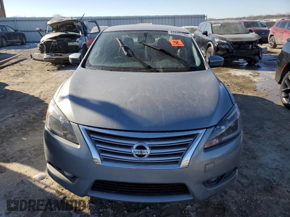 2013 Nissan Sentra SV with VIN 3N1AB7AP6DL657187, listed as a Copart auction lot 42692735 with Not Provided miles and Salvage Title. Bid and sale history available at DreamBid. Image 5.