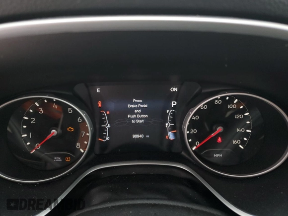 2018 Jeep Compass Altitude with VIN 3C4NJDBB3JT223677, listed as a Copart auction lot 46104235 with 90,940 mi miles and Non Repairable. Bid and sale history available at carsss.com. Image 9.
