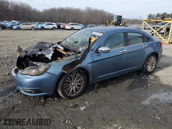 2011 Chrysler 200 Limited with VIN 1C3BC2FB3BN615687, listed as a Copart auction lot 42343104 with Not Provided miles and Salvage Title. Bid and sale history available at carsss.com. Image 1.
