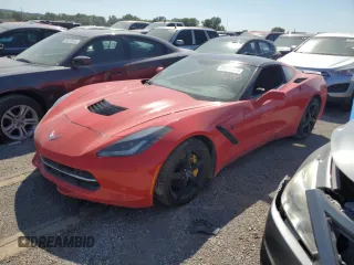 2014 Chevrolet Corvette 1LT with VIN 1G1YB2D78E5115206, listed as a Copart auction lot 68886004 with Not provided miles and Salvage title. Bid and sale history available at DreamBid. Image 1.