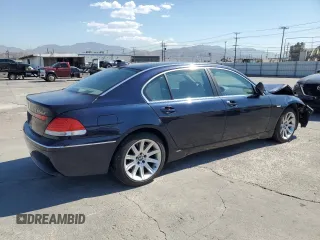 2003 BMW 7 Series 745Li with VIN WBAGN63433DS44768, listed as a Copart auction lot 73611704 with Not Provided miles and Salvage Title. Bid and sale history available at carsss.com. Image 3.