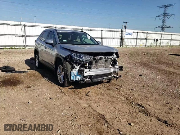 2021 Toyota RAV4 Hybrid LE with VIN 2T3B6RFV7MW019757, listed as a Copart auction lot 61929085 with 14,675 mi miles and Salvage title. Bid and sale history available at DreamBid. Image 14.
