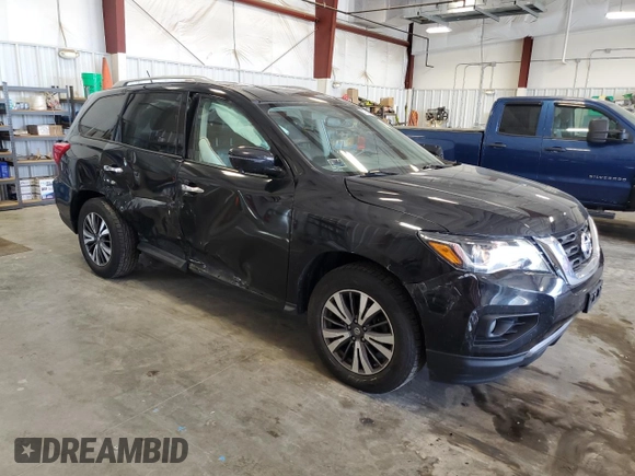2017 Nissan Pathfinder Platinum with VIN 5N1DR2MM0HC680259, listed as a Copart auction lot 61242585 with 126,562 mi miles and Clean title. Bid and sale history available at DreamBid. Image 4.