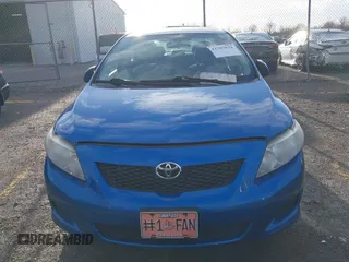 2009 Toyota Corolla with VIN 2T1BU40E49C168663, listed as a IAAI auction lot 41707834 with 54,129 mi miles. Bid and sale history available at carsss.com. Image 6.