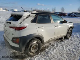 2021 Hyundai Kona Limited with VIN KM8K3CA55MU666423, listed as a Copart auction lot 43957695 with 63,819 mi miles and Salvage Title. Bid and sale history available at carsss.com. Image 3.