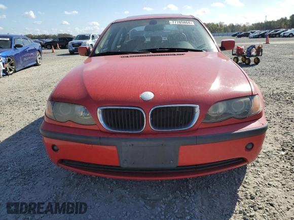 2003 BMW 3 Series 325i with VIN WBAAZ33413PH33180, listed as a Copart auction lot 77785864 with 138,322 mi miles and Salvage Title. Bid and sale history available at carsss.com. Image 5.