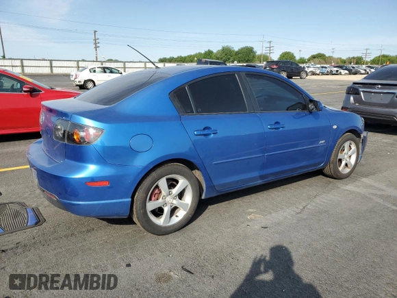 2006 Mazda 3 s with VIN JM1BK324761447139, listed as a Copart auction lot 59332535 with 161,849 mi miles and Salvage title. Bid and sale history available at DreamBid. Image 3.
