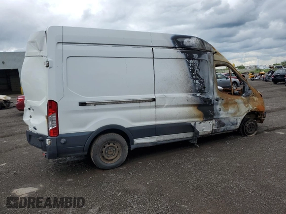 2015 Ford Transit Cargo with VIN 1FTNR2XG7FKA70392, listed as a Copart auction lot 63217924 with Not Provided miles and Non Repairable. Bid and sale history available at DreamBid. Image 3.