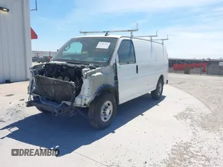 2018 Chevrolet Express Cargo Van with VIN 1GCWGAFP6J1332570, listed as a IAAI auction lot 41482103 with 142,405 mi miles. Bid and sale history available at carsss.com. Image 17.