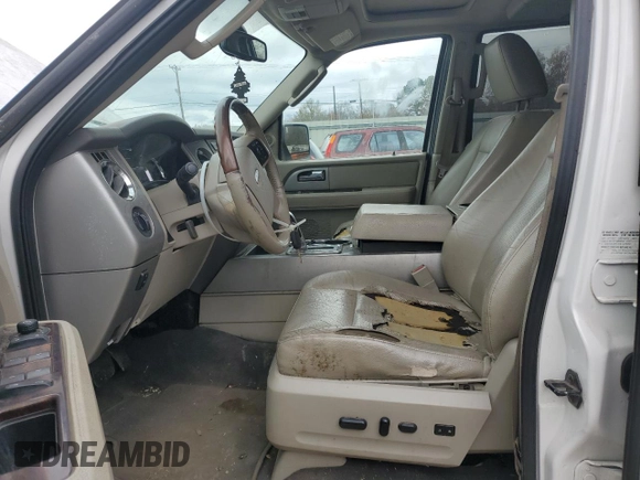 2010 Ford Expedition Max Limited with VIN 1FMJK1K56AEA43710, listed as a Copart auction lot 85659444 with 288,454 mi miles and Salvage Title. Bid and sale history available at DreamBid. Image 7.