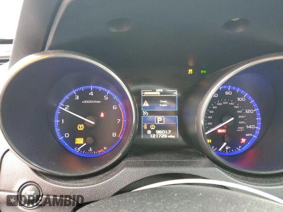 2016 Subaru Legacy Premium with VIN 4S3BNAC66G3052824, listed as a Copart auction lot 56033345 with 121,726 mi miles and Salvage title. Bid and sale history available at DreamBid. Image 9.
