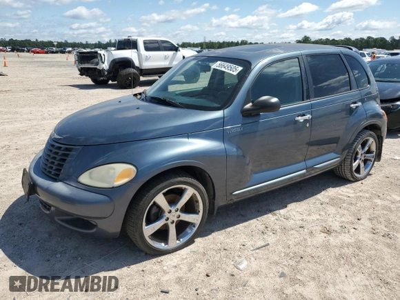 2003 Chrysler PT Cruiser GT z VIN 3C8FY78G23T603499, wystawiony jako Copart lot #56649505 z przebiegiem 57 393 mil mil oraz Czysty tytuł • Clean title. Historia ofert i sprzedaży dostępna na DreamBid. Obrazek 1.