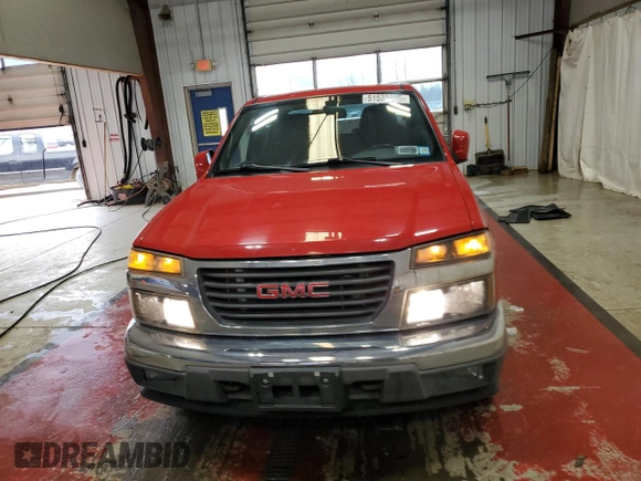 2011 GMC Canyon SLE1 with VIN 1GTH6MFEXB8127547, listed as a Copart auction lot 51533385 with 197,329 mi miles and Clean Title. Bid and sale history available at carsss.com. Image 5.
