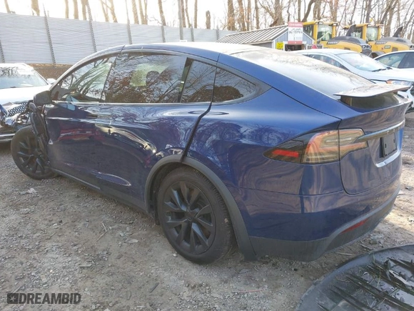 2023 Tesla Model X with VIN 7SAXCDE52PF399834, listed as a IAAI auction lot 41783696 with NaN miles. Bid and sale history available at carsss.com. Image 3.