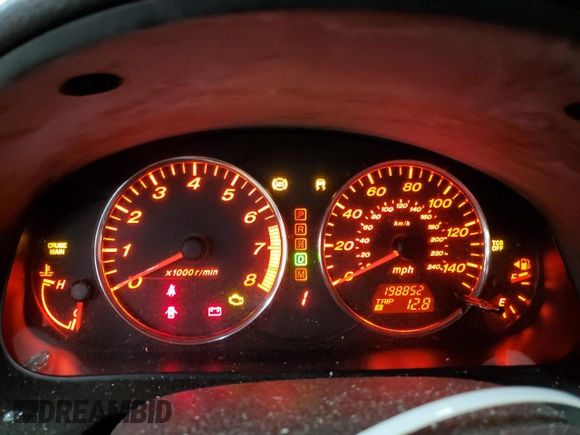 2005 Mazda 6 Sport S with VIN 1YVHP80D255M04048, listed as a Copart auction lot 49632395 with 198,852 mi miles and Salvage Title. Bid and sale history available at DreamBid. Image 9.