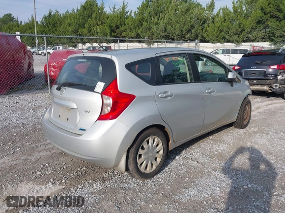 2014 Nissan Note S with VIN 3N1CE2CP7EL414277, listed as a IAAI auction lot 42595961 with 236,519 mi miles and . Bid and sale history available at DreamBid. Image 4.