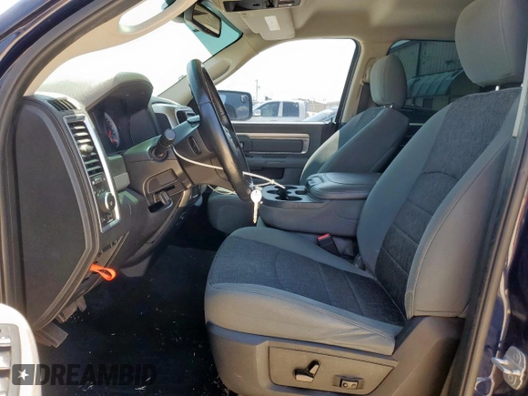 2014 Ram 1500 Big Horn with VIN 1C6RR6LT2ES304892, listed as a Copart auction lot 58593755 with 89,728 mi miles and Salvage title. Bid and sale history available at DreamBid. Image 7.