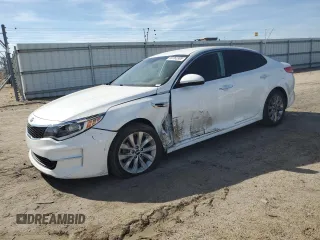 2018 Kia Optima S with VIN 5XXGT4L33JG258886, listed as a Copart auction lot 50762385 with 91,982 mi miles and Salvage title. Bid and sale history available at DreamBid. Image 1.