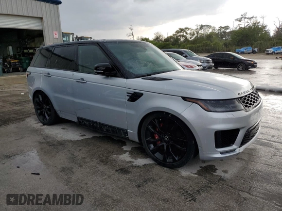 2022 Land Rover Range Rover Sport HST with VIN SALWS2RU3NA235380, listed as a Copart auction lot 47325955 with 16,242 mi miles and Non Repairable. Bid and sale history available at carsss.com. Image 4.