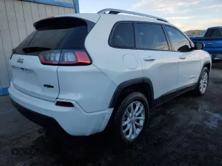 2021 Jeep Cherokee Latitude with VIN 1C4PJLCB1MD164091, listed as a Copart auction lot 47351735 with 55,812 mi miles and Clean Title. Bid and sale history available at carsss.com. Image 3.