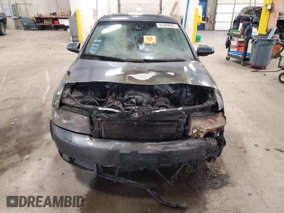 2005 Audi A4 3.0L z VIN WAULT68E75A063649, wystawiony jako Copart lot #51509895 z przebiegiem Nie podano mil oraz Nie do naprawy • Non repairable. Historia ofert i sprzedaży dostępna na DreamBid. Obrazek 5.