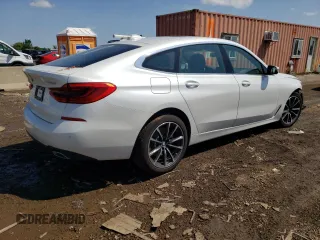2019 BMW 6 Series 640i xDrive with VIN WBAJV6C56KBK08906, listed as a Copart auction lot 63537043 with 30,258 mi miles and . Bid and sale history available at carsss.com. Image 3.