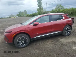 2025 Chevrolet Equinox EV LT z VIN 3GN7DLRR3SS154940, wystawiony jako Copart lot #57503945 z przebiegiem Nie podano mil oraz Szkoda całkowita • Salvage title. Historia ofert i sprzedaży dostępna na DreamBid. Obrazek 1.