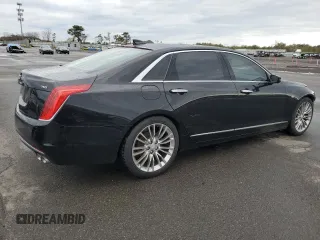 2016 Cadillac CT6 Luxury AWD with VIN 1G6KD5RSXGU150587, listed as a Copart auction lot 51260195 with 56,583 mi miles and Salvage Title. Bid and sale history available at carsss.com. Image 3.