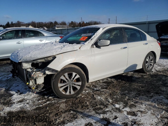 2014 Honda Accord LX with VIN 1HGCR2F35EA134201, listed as a Copart auction lot 41395065 with 83,196 mi miles and Salvage Title. Bid and sale history available at carsss.com. Image 1.