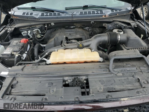 2018 Ford F-150 XL with VIN 1FTEW1EP3JKE71890, listed as a Copart auction lot 50772115 with 47,197 mi miles and Salvage Title. Bid and sale history available at carsss.com. Image 11.