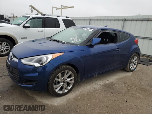 2016 Hyundai Veloster z VIN KMHTC6AD6GU304196, wystawiony jako Copart lot #43694185 z przebiegiem 63 516 mil mil oraz Szkoda całkowita • Salvage title. Historia ofert i sprzedaży dostępna na DreamBid. Obrazek 1.