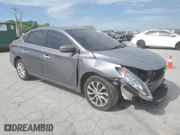 2019 Nissan Sentra SV with VIN 3N1AB7AP3KY396665, listed as a Copart auction lot 53809225 with 147,784 mi miles and Non Repairable. Bid and sale history available at DreamBid. Image 4.