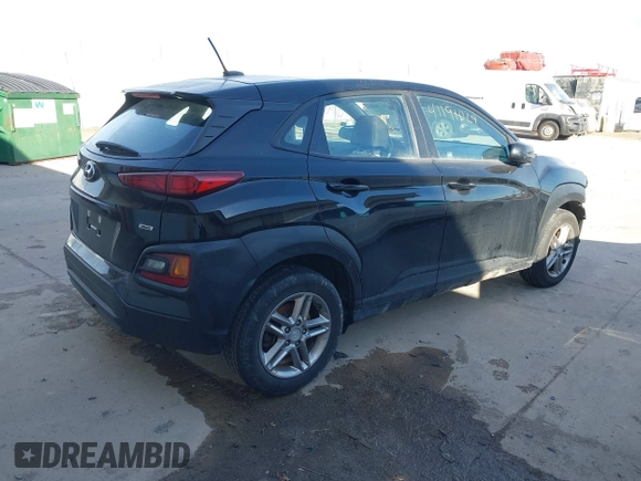 2018 Hyundai Kona SE with VIN KM8K1CAA1JU072474, listed as a IAAI auction lot 41191029 with 85,450 mi miles. Bid and sale history available at carsss.com. Image 4.