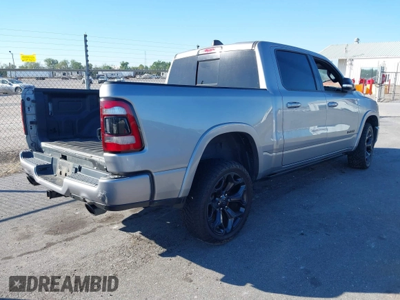 2021 Ram 1500 Limited with VIN 1C6SRFHT1MN510020, listed as a IAAI auction lot 40634609 with Not provided miles and . Bid and sale history available at DreamBid. Image 4.