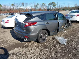 2022 Acura RDX w/A-Spec Package with VIN 5J8TC2H65NL008336, listed as a IAAI auction lot 40936324 with 28,248 mi miles. Bid and sale history available at carsss.com. Image 4.