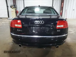 2004 Audi A8 with VIN WAUML44E04N024293, listed as a Copart auction lot 60246125 with 161,278 mi miles and Salvage title. Bid and sale history available at DreamBid. Image 6.