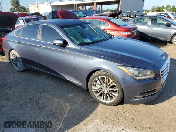 2015 Hyundai Genesis 3.8L with VIN KMHGN4JE1FU098809, listed as a Copart auction lot 73748684 with 255,411 mi miles and Salvage Title. Bid and sale history available at carsss.com. Image 4.