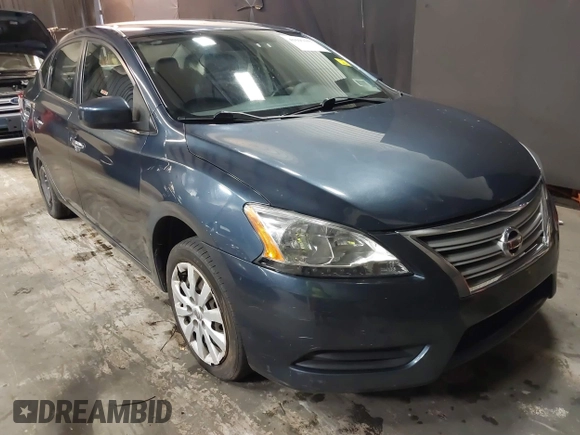 2014 Nissan Sentra S with VIN 3N1AB7AP4EL667685, listed as a IAAI auction lot 41697557 with 133,447 mi miles and . Bid and sale history available at DreamBid. Image 1.