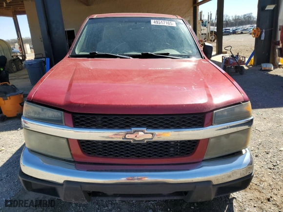 2005 Chevrolet Colorado LS Z85 with VIN 1GCCS196758217722, listed as a Copart auction lot 49517165 with 273,763 mi miles and Salvage Title. Bid and sale history available at carsss.com. Image 5.