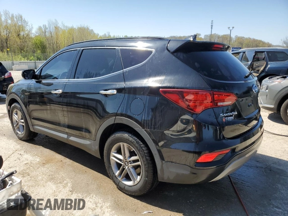 2017 Hyundai Santa Fe 2.4L z VIN 5XYZU3LB5HG392277, wystawiony jako Copart lot #51601765 z przebiegiem 81 943 mil mil oraz Szkoda całkowita • Salvage title. Historia ofert i sprzedaży dostępna na DreamBid. Obrazek 2.