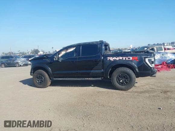 2023 Ford F-150 Raptor with VIN 1FTFW1RJ0PFA44288, listed as a IAAI auction lot 41177459 with 11,146 mi miles and . Bid and sale history available at DreamBid. Image 14.