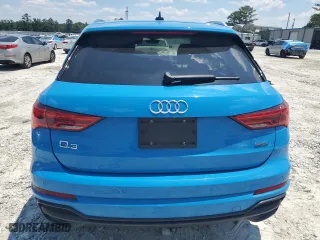 2020 Audi Q3 S line Premium Plus with VIN WA1EECF36L1004153, listed as a Copart auction lot 60377034 with 100,207 mi miles and Salvage Title. Bid and sale history available at carsss.com. Image 6.